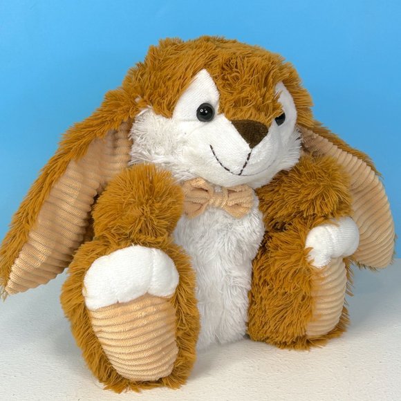 Yangzhou Adorable Brown Bunny Rabbit Lovey 10"‎ Plush Stuffed Animal Toy - Picture 3 of 6